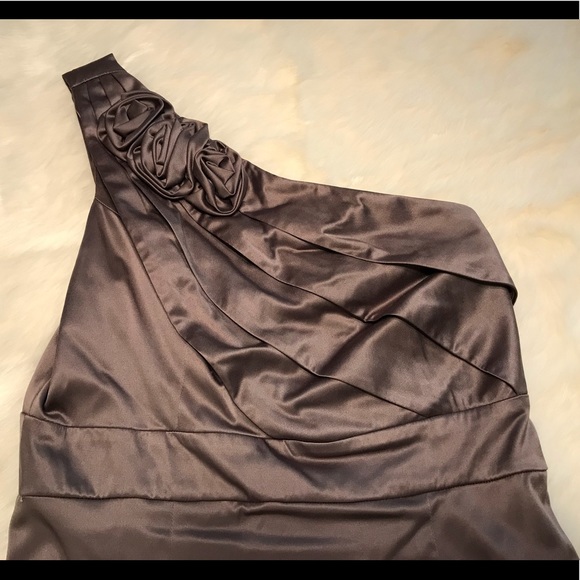 Studio Y One Shoulder Dress with Rosette Details - Picture 4 of 7